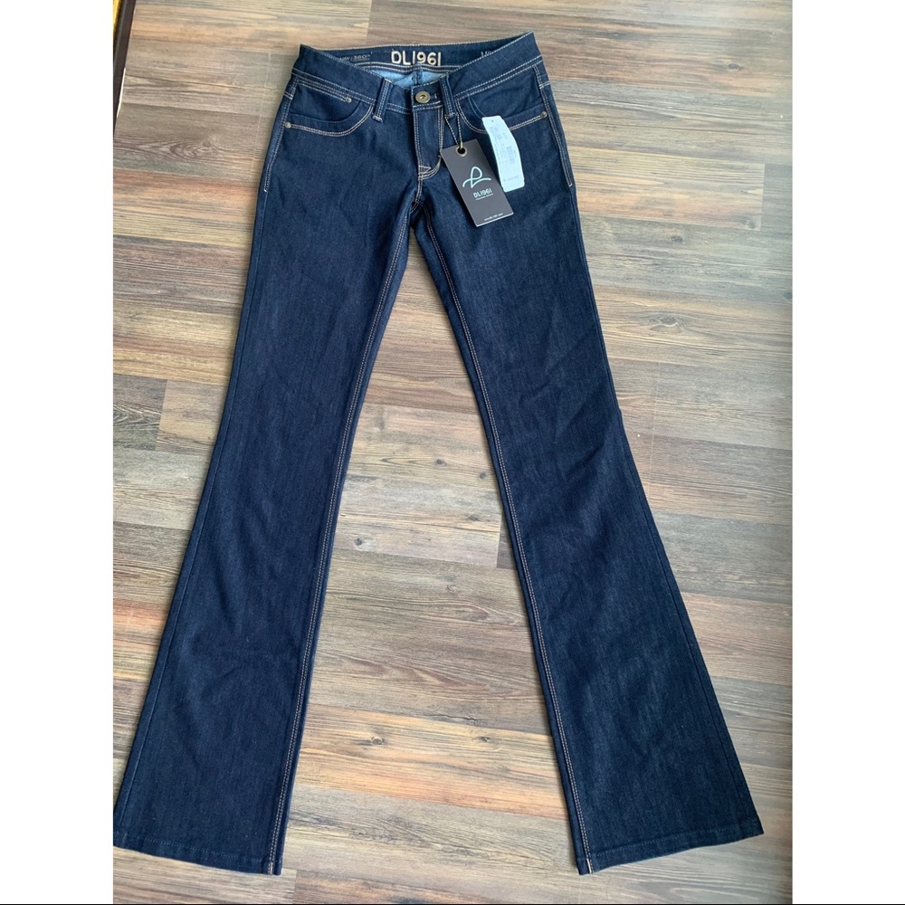 DL1961 Premium Denim Jeans Drk Blue Sz 24